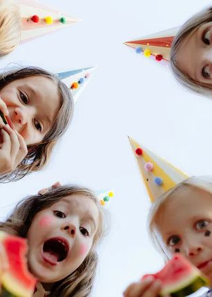 Sombreros de circo para fiestas 16cm 6pcs