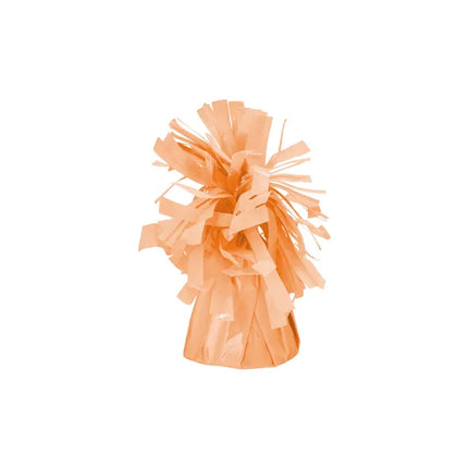Globo Naranja Peso Pastel 7cm 4pcs