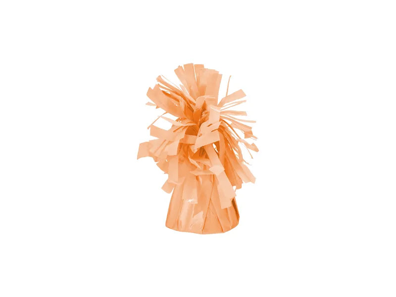 Globo Naranja Peso Pastel 7cm 4pcs