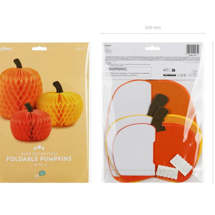 Panal de Calabaza Naranja 3 piezas
