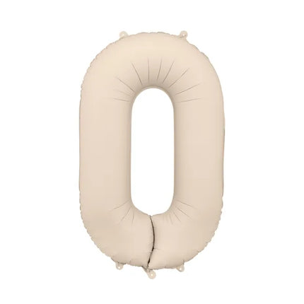 0 Año Figura Globo Beige Vacío 86cm