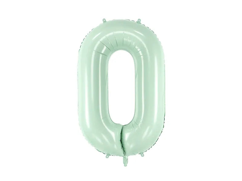 0 Año Figura Globo Verde Menta 72cm