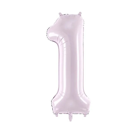 Globo Figura 1 Año Morado Vacío 72cm