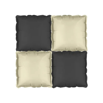 Globo Oro Negro 35cm 4pcs
