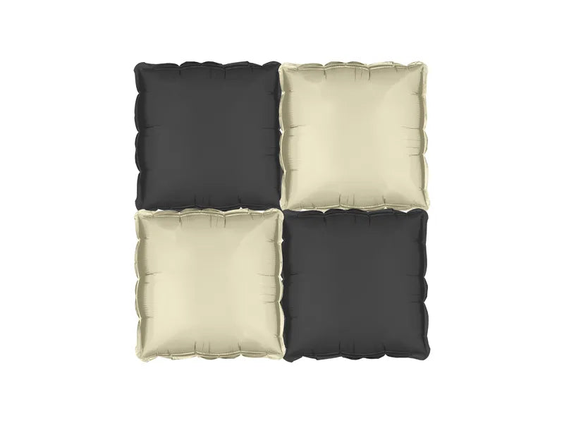 Globo Oro Negro 35cm 4pcs