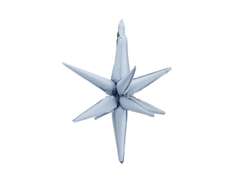 Globo Estrella Azul Claro 70cm