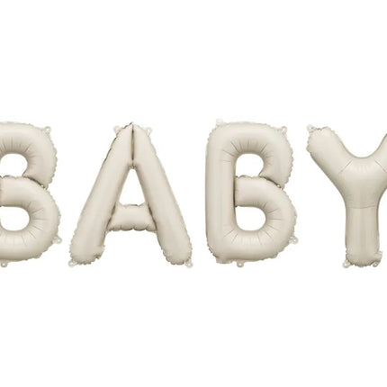 Set Globos Bebé Beige 1,4m