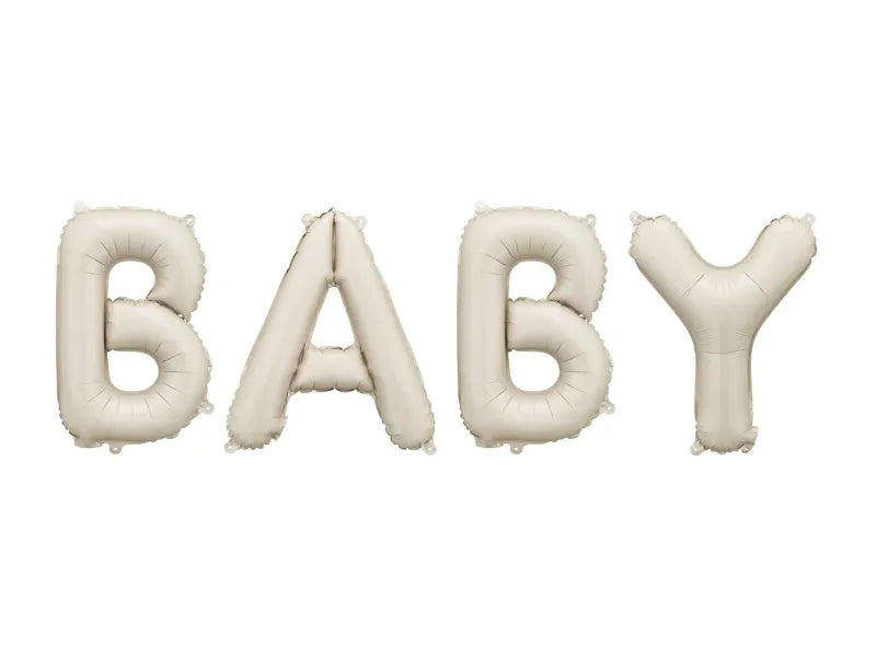 Set Globos Bebé Beige 1,4m
