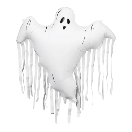Globo de Helio Halloween Blanco Fantasma Vacío 93cm