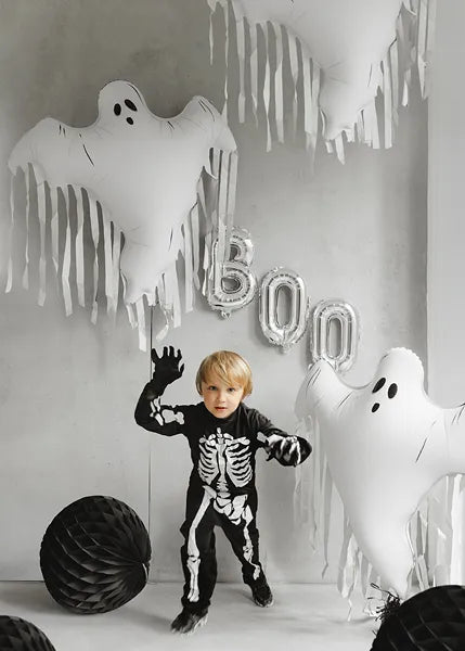 Globo de Helio Halloween Blanco Fantasma Vacío 93cm
