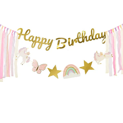 Unicornio Letterslinger Feliz Cumpleaños 2,3m
