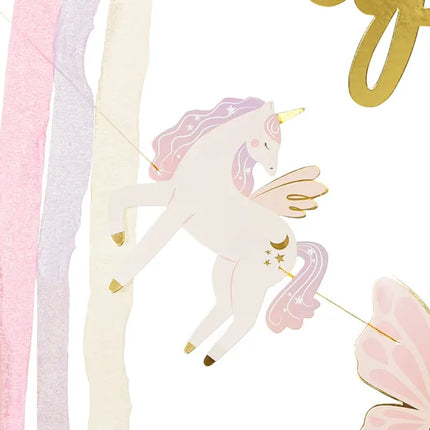 Unicornio Letterslinger Feliz Cumpleaños 2,3m