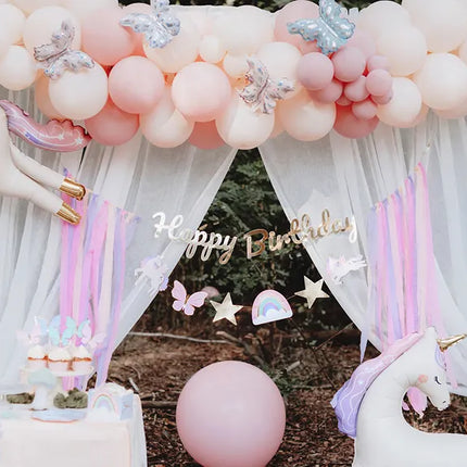 Unicornio Letterslinger Feliz Cumpleaños 2,3m