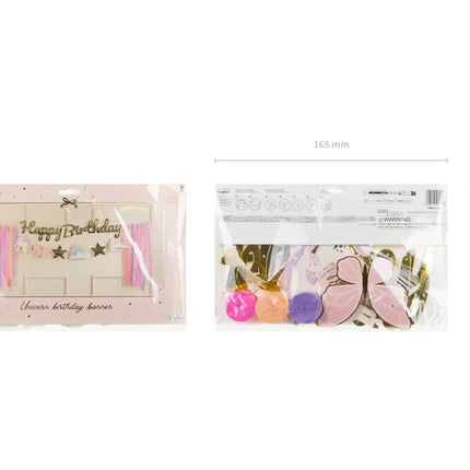 Unicornio Letterslinger Feliz Cumpleaños 2,3m