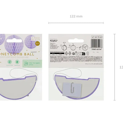 Panal morado 10cm