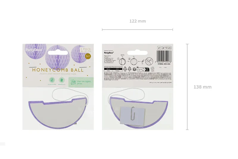 Panal morado 10cm