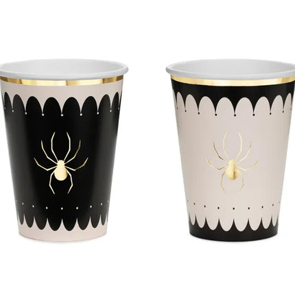 Vasos Halloween Araña 400ml 6ud