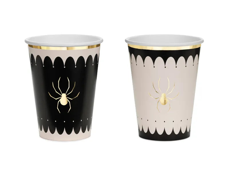 Vasos Halloween Araña 400ml 6ud