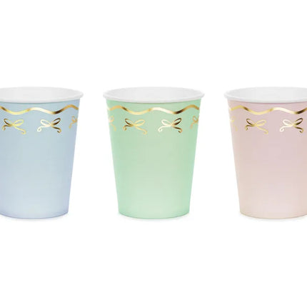 Vaso de Color Pastel 220ml 6uds