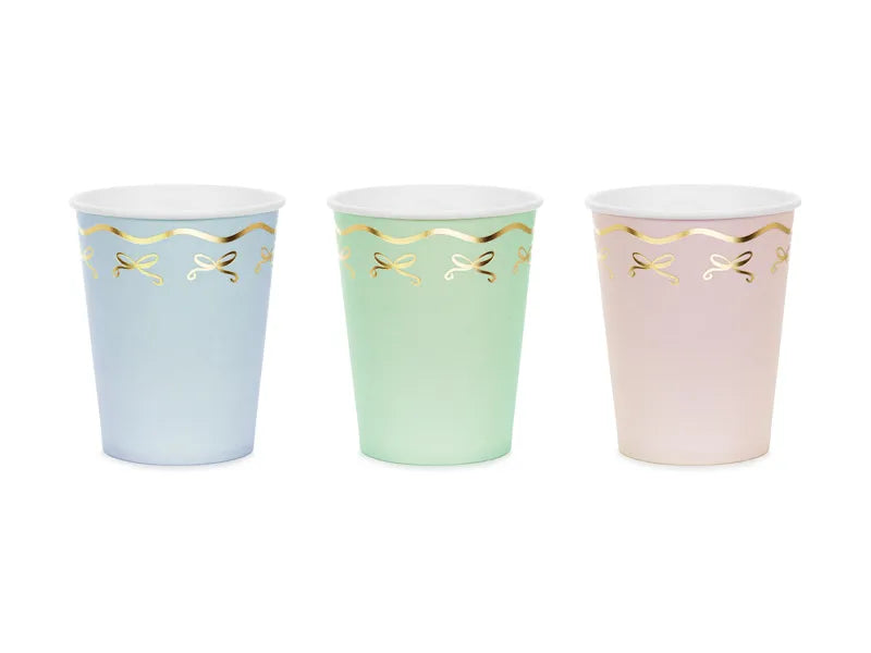 Vaso de Color Pastel 220ml 6uds