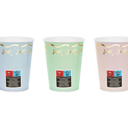 Vaso de Color Pastel 220ml 6uds