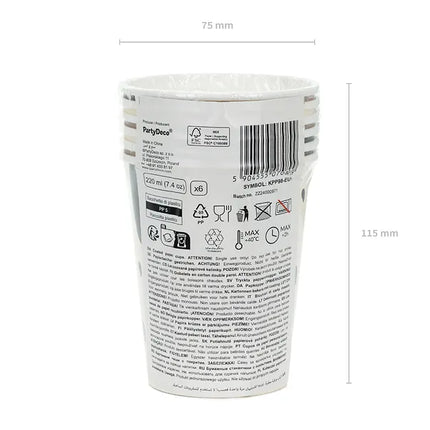 Vasos para perros 220 ml 6 uds