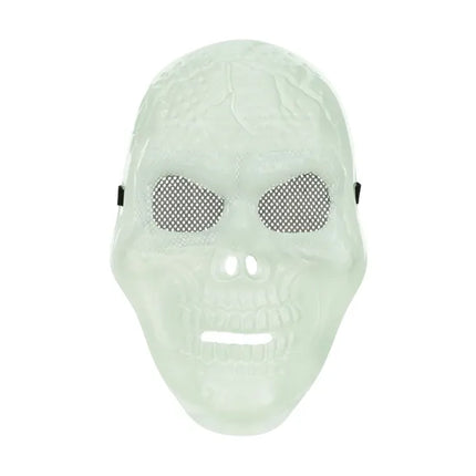 Máscara de Halloween Calavera que brilla en la oscuridad