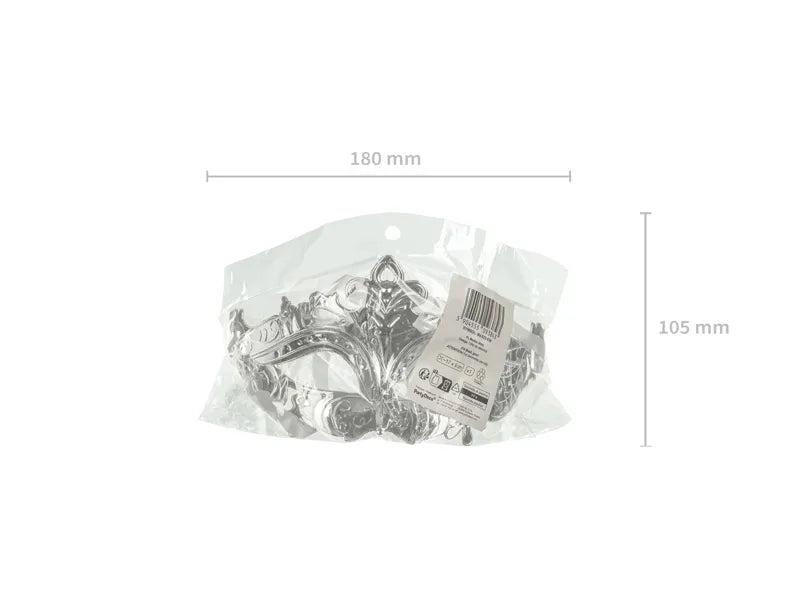 Antifaz veneciano de plata