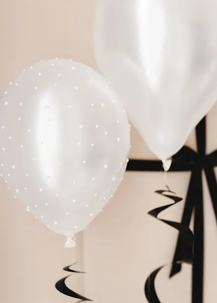 Pegatinas Globos Blancos Perlas 3-6mm 440pcs