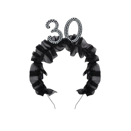 Diadema 30 Años Negra