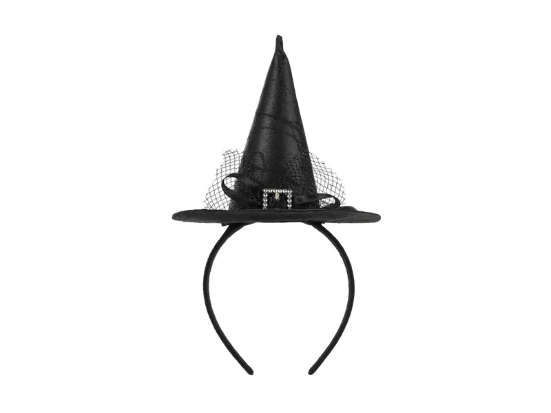 Diadema de bruja Sombrero de bruja negro