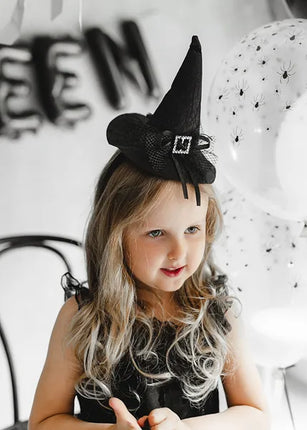 Diadema de bruja Sombrero de bruja negro