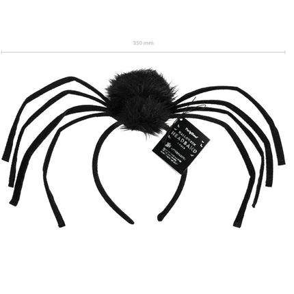 Diadema Halloween Araña Negra