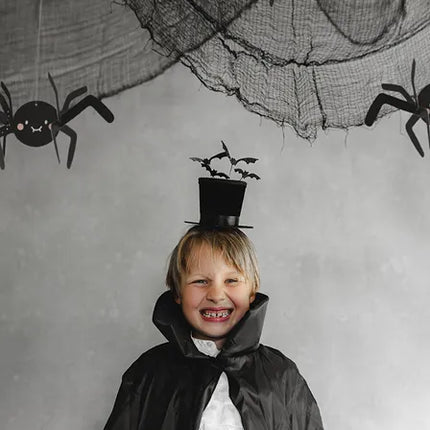 Gorro Diadema Negro Con Murciélagos