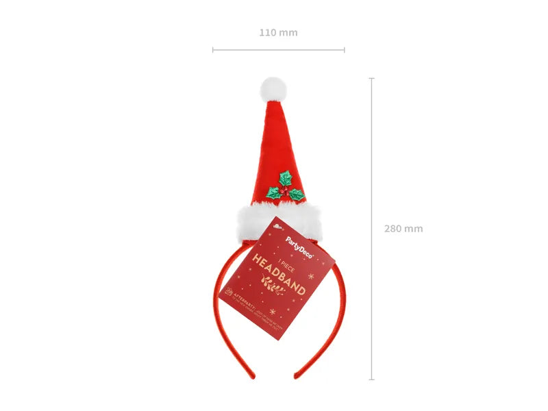 Diadema de Navidad Mini Gorro de Navidad