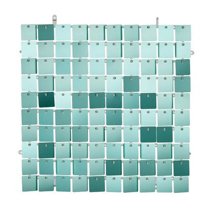 Cortina de puerta verde menta 30cm