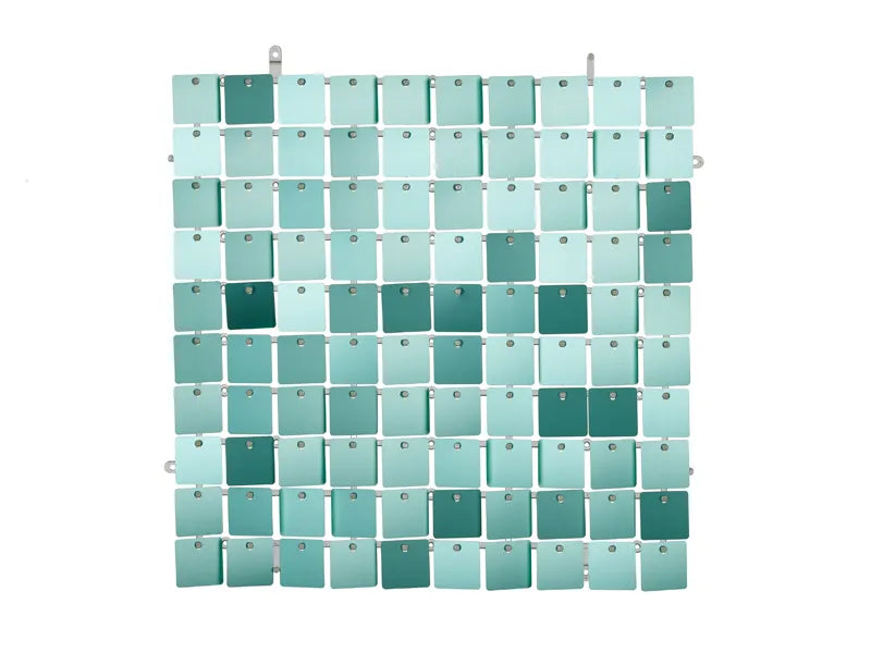Cortina de puerta verde menta 30cm