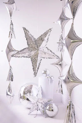Piñata Estrella Plata 68cm