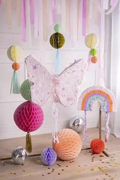 Piñata Mariposa Rosa 58cm