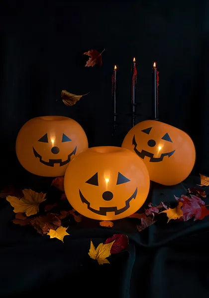 Globos de Halloween Calabazas Naranja 25cm 5pcs