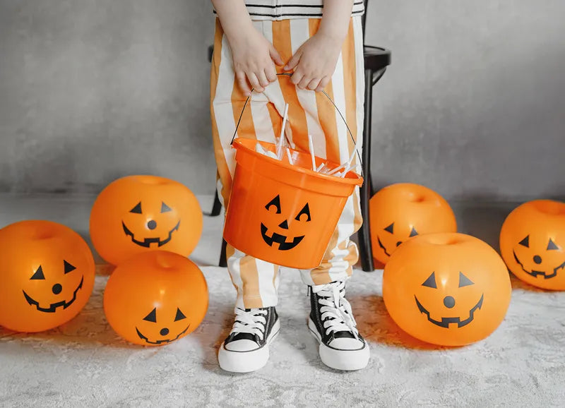 Globos de Halloween Calabazas Naranja 25cm 5pcs