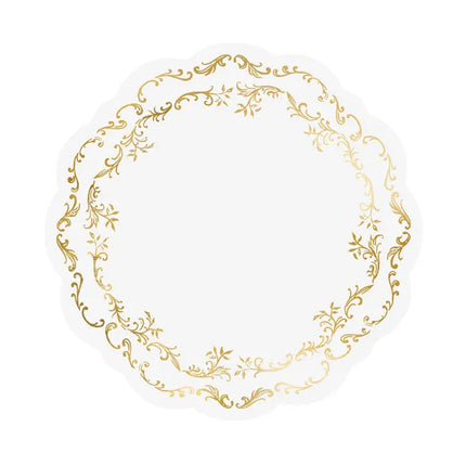 Salvamanteles Oro Blanco 35.5cm 6pcs