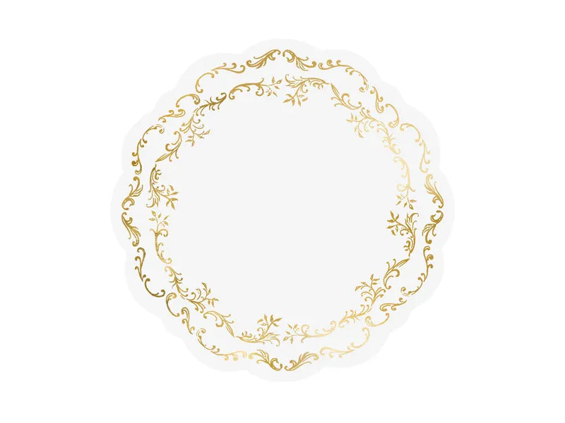 Salvamanteles Oro Blanco 35.5cm 6pcs