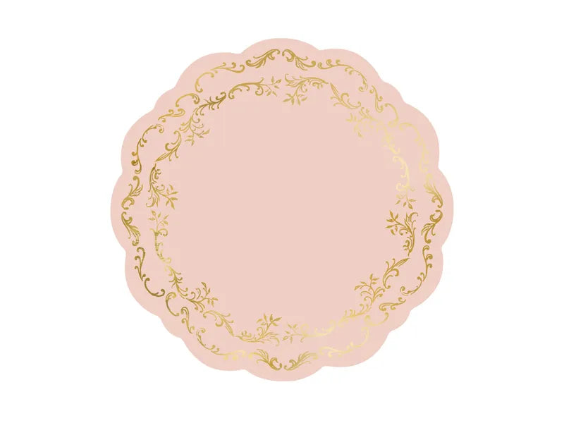 Salvamanteles rosa 35cm 6uds