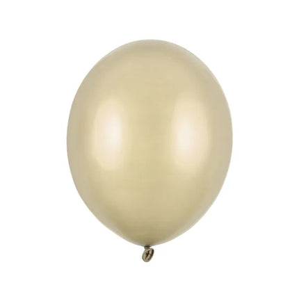 Globos Metálicos Oro Frío 27cm 10pcs