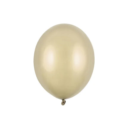 Globos Metálicos Oro Frío 12cm 100pcs