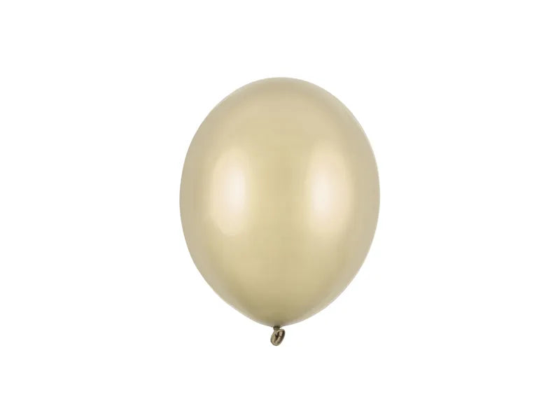 Globos Metálicos Oro Frío 12cm 100pcs