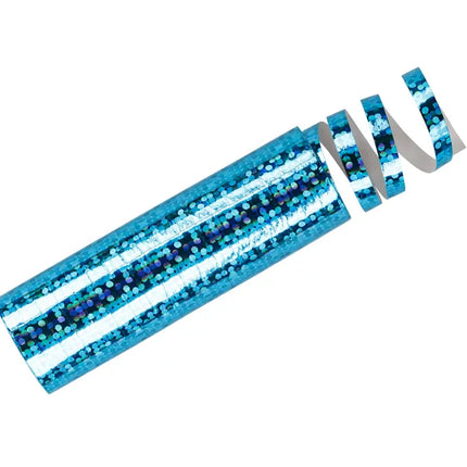 Serpentina azul holográfica 3,8 m