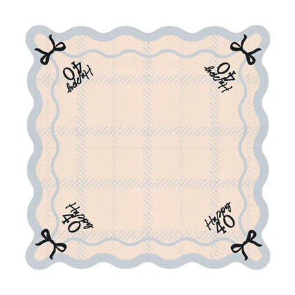 Servilletas 40 Años 33cm 12ud