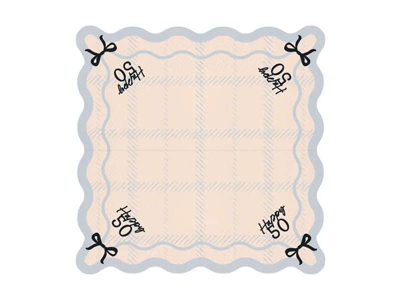 Servilletas 50 Años 33cm 12ud